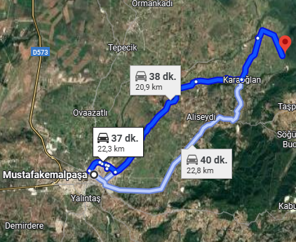 BURSA M.KEMALPAŞA KARAOĞLAN MAH.5000M² TARLA SATILIKTIR - BURSA MUSTAFAKEMALPAŞA fotoğraf 4